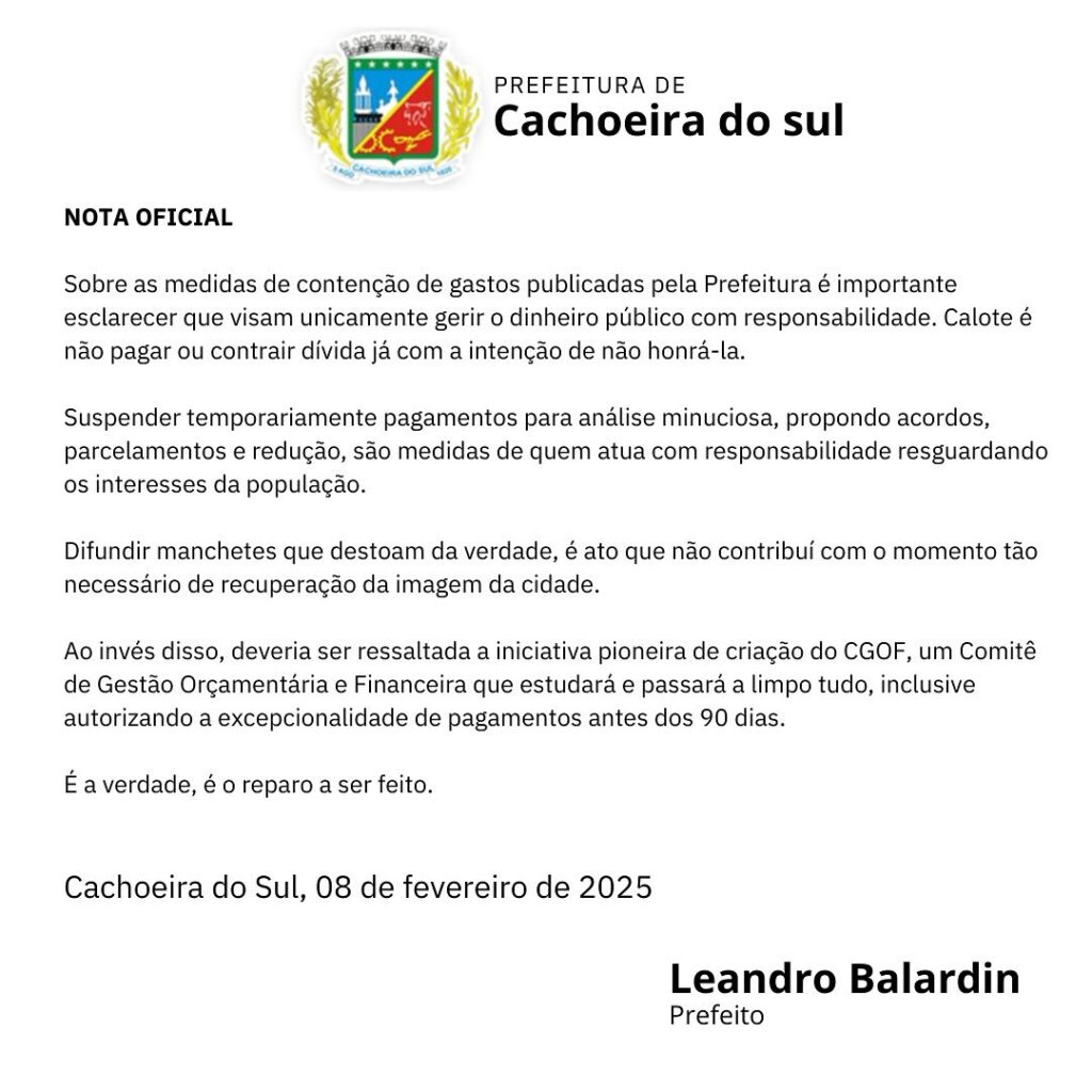 476641775_18492354502039658_8216553418879642_n-1024x1024 Prefeito Balardin esclarece fake news divulgada por órgão de imprensa da cidade